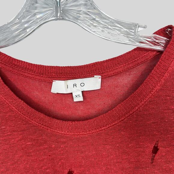 IRO Distressed Linen Tee - Picture 3 of 4